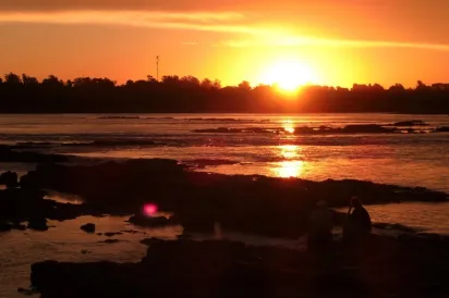 Atardecer lago