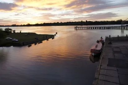 Atardecer lago