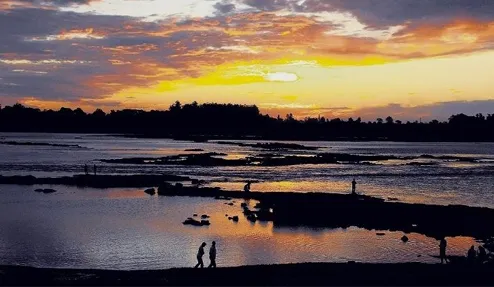 Atardecer lago